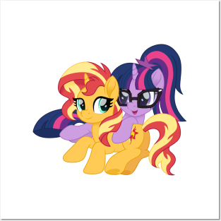 Sunset and Twilight cuddling 2023 Posters and Art